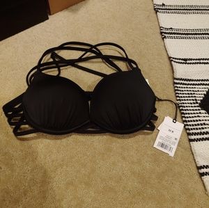 Shade black bra